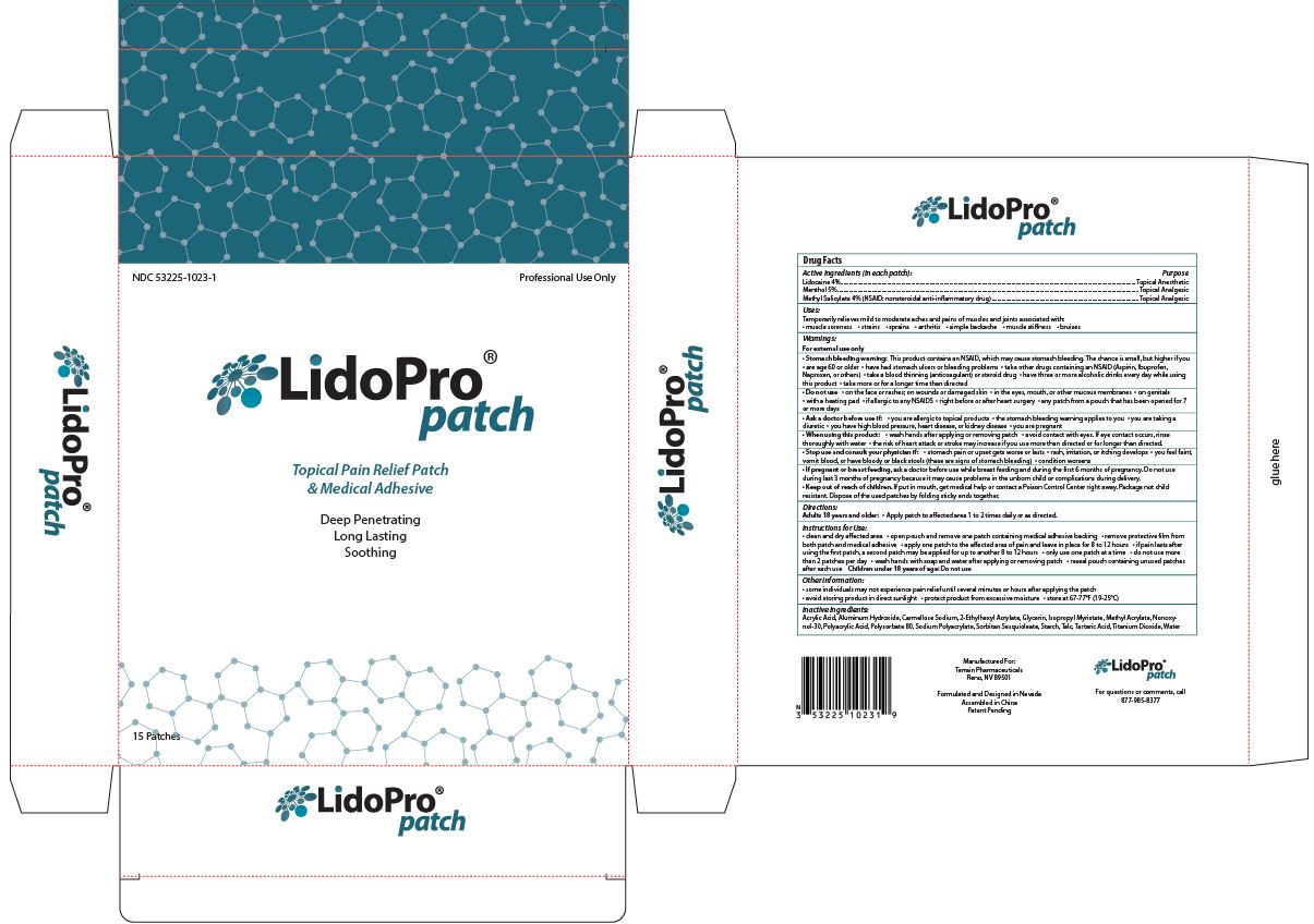 NDC 532251023 Lidopro Patch Patch Topical